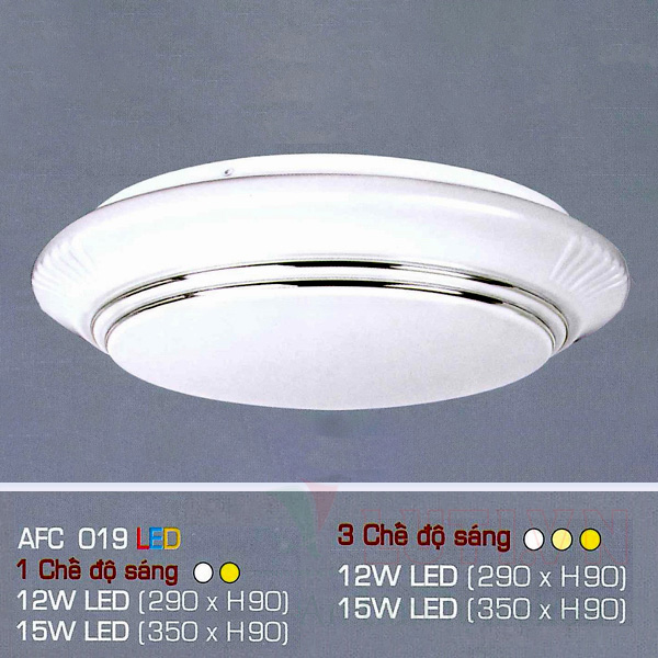 Đèn mâm ốp trần led AFC-019-15W-LED