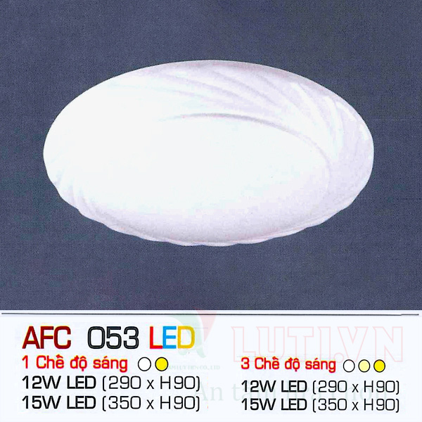 Đèn mâm ốp trần led AFC-053-15W-3CĐ