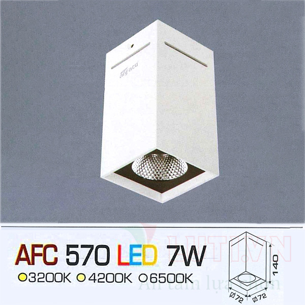 Đèn lon ốp trần nổi AFC-570-7W