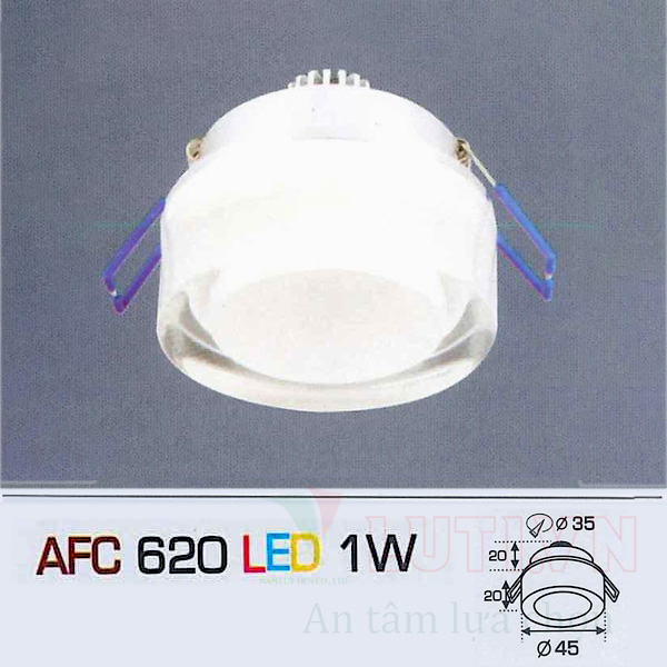 Đèn led ốp trần nổi AFC-620-1W