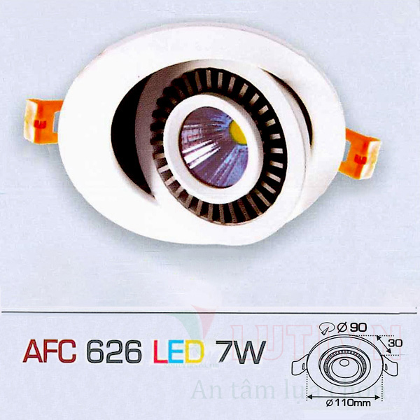 Đèn led ốp trần nổi tròn AFC-626-7W