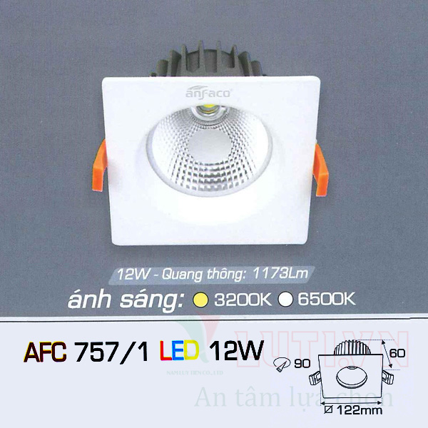 Đèn downlight AFC-757/1-12W
