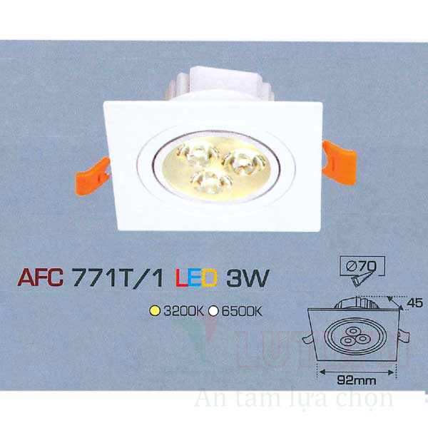 Đèn downlight AFC-771T/1-3W