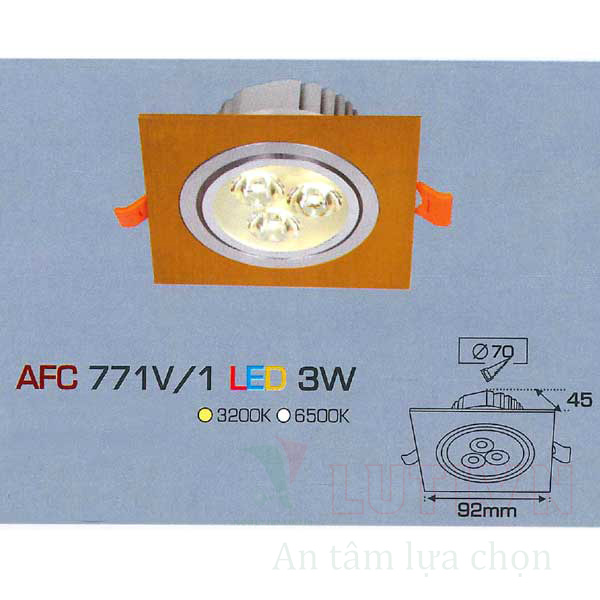 Đèn downlight AFC-771V/1-3W