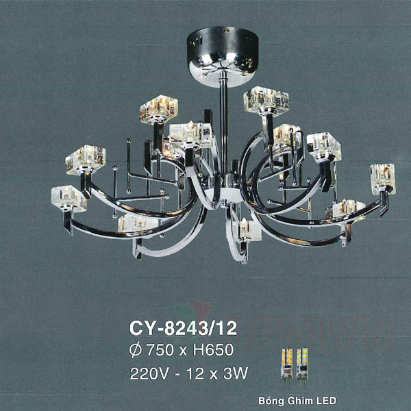 Đèn chùm hiện đại CY-8243/12