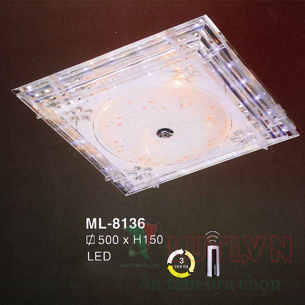 Đèn mâm áp trần ML-8136