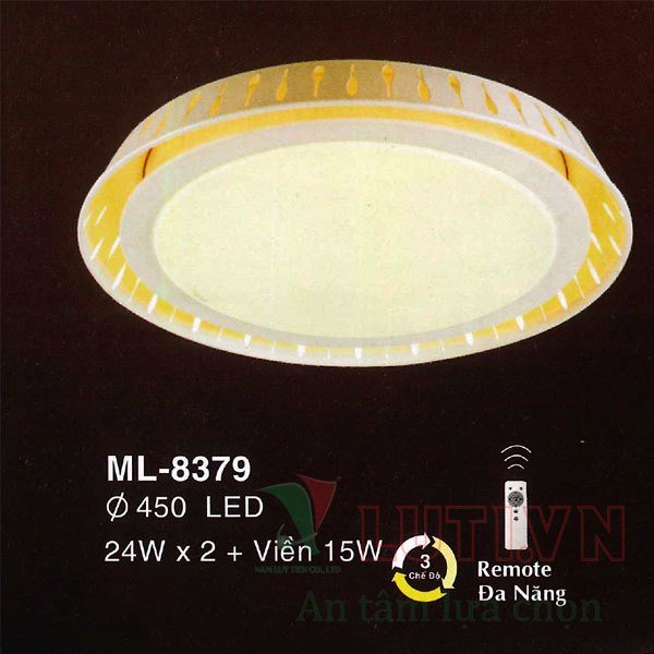 Đèn mâm áp trần ML-8379