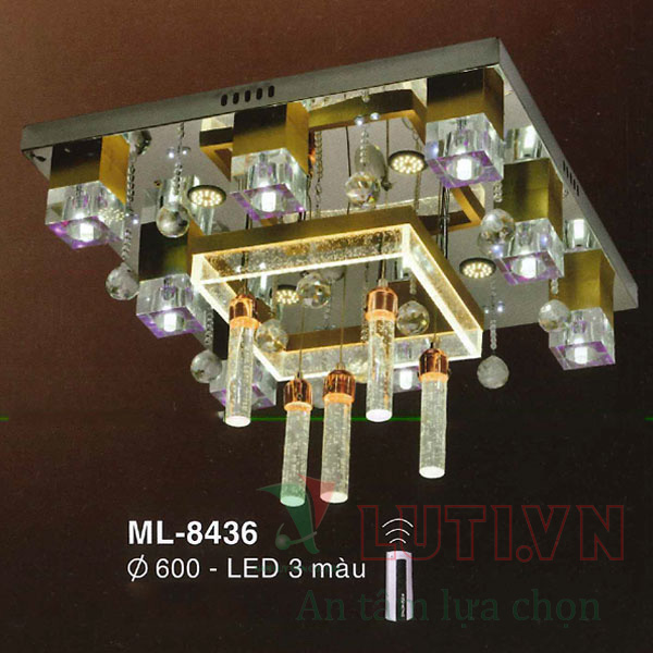 Đèn mâm pha lê ML-8436